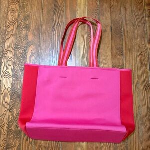 Summersalt Pink and Red Neoprene Tote